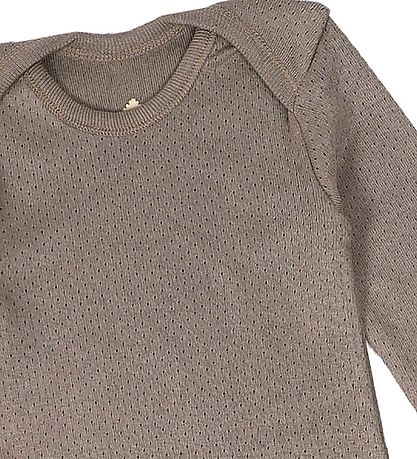 Pine Cone Bodysuit l/s - Pointelle Dot - Mushroom Pine Cone Bodysuit l/s - Pointelle Dot - Mushroom