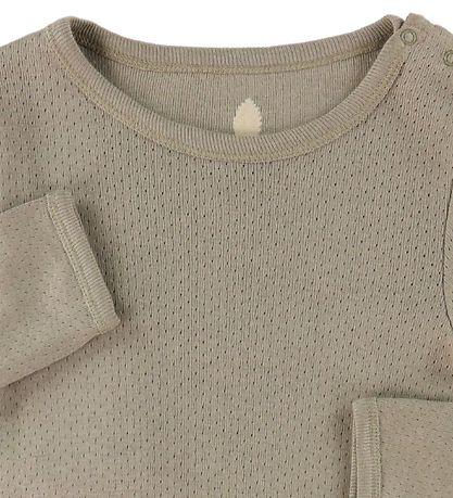 Pine Cone Bluse - Pointelle Dot - Mushroom Pine Cone Bluse - Pointelle Dot - Mushroom