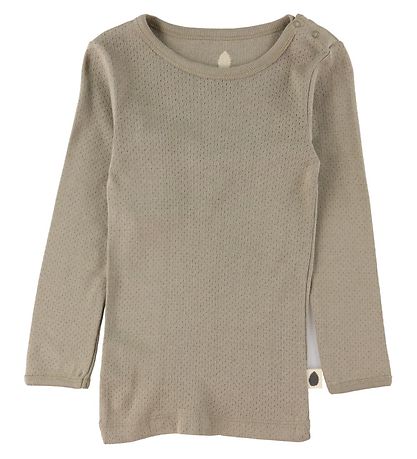 Pine Cone Bluse - Pointelle Dot - Mushroom Pine Cone Bluse - Pointelle Dot - Mushroom