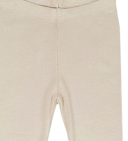 Pine Cone Leggings - Pointelle Dot - Natura Pine Cone Leggings - Pointelle Dot - Natura