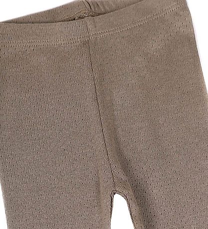 Pine Cone Leggings - Pointelle Dot - Mushroom Pine Cone Leggings - Pointelle Dot - Mushroom