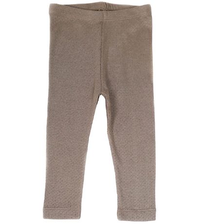 Pine Cone Leggings - Pointelle Dot - Mushroom Pine Cone Leggings - Pointelle Dot - Mushroom