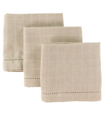 Pine Cone Stofbleer - 70x70 cm - 3-pak - Edith - Oatmeal Pine Cone Stofbleer - 70x70 cm - 3-pak - Edith - Oatmeal