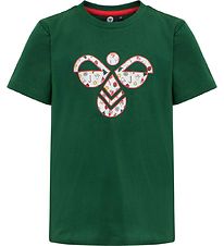 Hummel T-Shirt - hmlSanta - Green