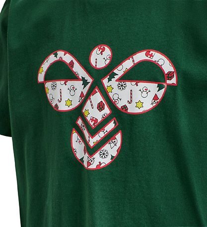 T-Shirt Hummel - hmlPère Noël - Vert T-Shirt Hummel - hmlPère Noël - Vert