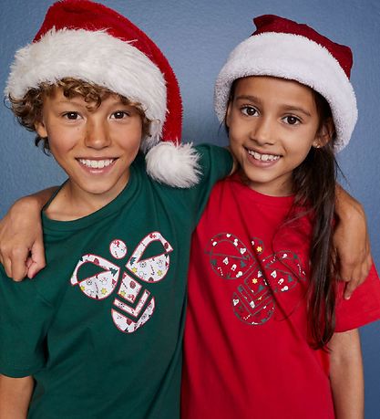 Hummel T-Shirt - hmlSanta - Green