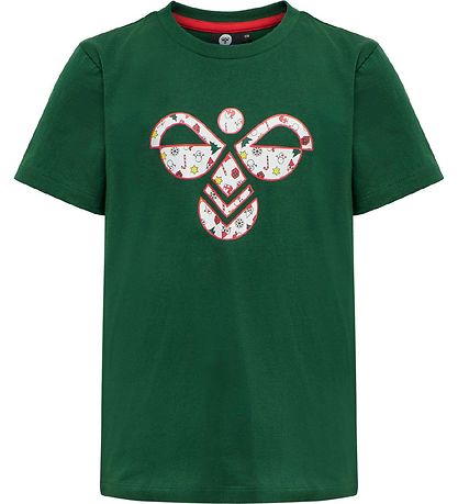 T-Shirt Hummel - hmlPère Noël - Vert T-Shirt Hummel - hmlPère Noël - Vert
