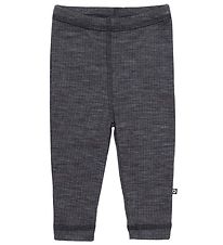 Smallstuff Leggings - Wolle - Rib - Dark Grey