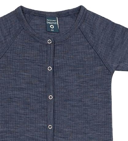 Smallstuff Natdragt - Uld - Denim Melange Smallstuff Natdragt - Uld - Denim Melange