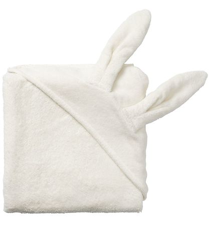 Elodie Details Babyhåndklæde - 80x80 cm - Vanilla White Bunny Elodie Details Babyhåndklæde - 80x80 cm - Vanilla White Bunny