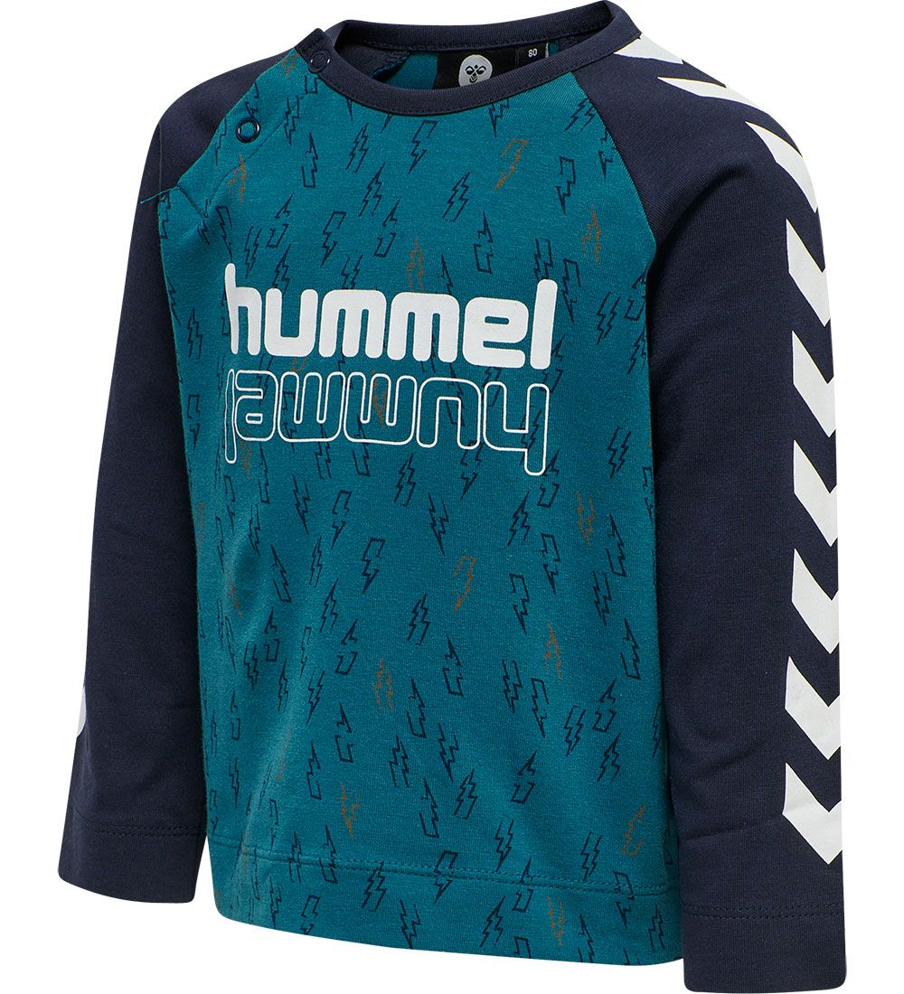 Hummel Pullover - HmlThunder - Blue Coral - Hummel - 74 - Blusen