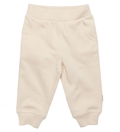 Minymo Sweatpants - 2-pak - Violet Ice/Creme Minymo Sweatpants - 2-pak - Violet Ice/Creme