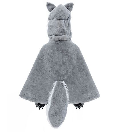 Great Pretenders Udklædning - Kappe Ulv - Grå