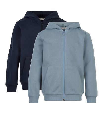 Minymo Cardigan - 2-pak - Ashley Blue Minymo Cardigan - 2-pak - Ashley Blue