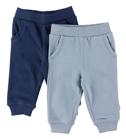 Minymo Sweatpants - 2-pak - New Navy Minymo Sweatpants - 2-pak - New Navy