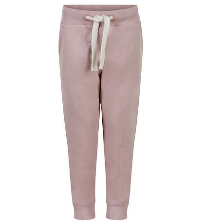 Minymo Sweatpants - 2-pak - Violet Ice/Creme Minymo Sweatpants - 2-pak - Violet Ice/Creme