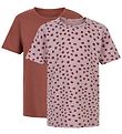 Minymo T-shirt - 2-pak - Violet Ice Minymo T-shirt - 2-pak - Violet Ice