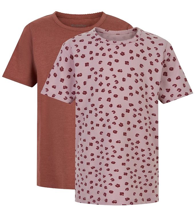 Minymo T-shirt 2-pak - Violet Ice
