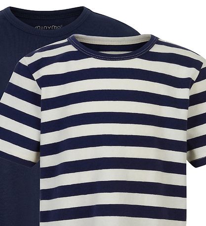 Minymo T-shirt - 2-pak - Marshmallow
