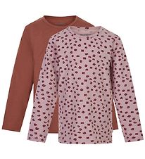 Minymo Bluse - 2-pak - Violet Ice Minymo Bluse - 2-pak - Violet Ice