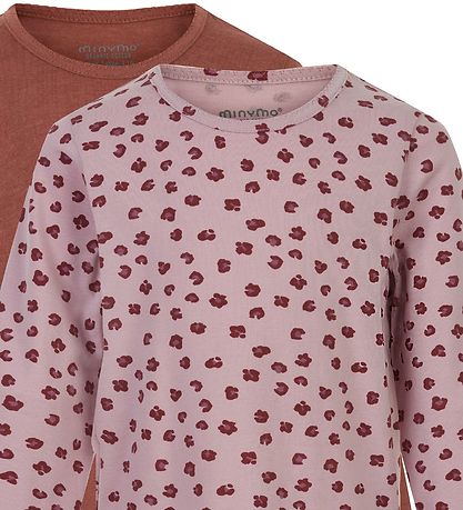 Minymo Bluse - 2-pak - Violet Ice Minymo Bluse - 2-pak - Violet Ice