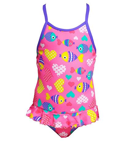 Funkita Badedragt - Belted Frill - UV50+ - Lolly Fish Funkita Badedragt - Belted Frill - UV50+ - Lolly Fish