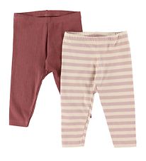 Minymo Leggings - 2-pak - Violet Ice Minymo Leggings - 2-pak - Violet Ice