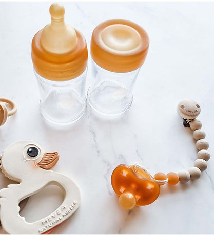 Hevea Suttesnor - Naturgummi - Sandy Pudderrosa Hevea Suttesnor - Naturgummi - Sandy Pudderrosa