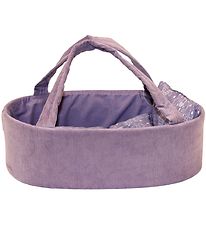 MaMaMeMo Dukkelift - Fløjl - 35 cm - Lavender