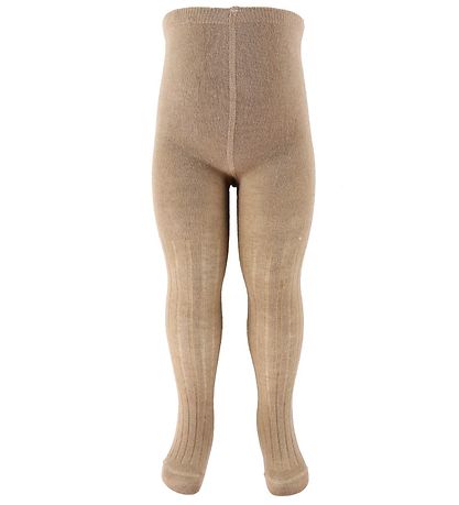 Minymo Strømpebukser - Rib - 2-Pak - Hazel Brown