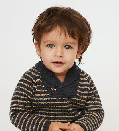 Petit by Sofie Schnoor Bluse - Uld - Strik - Blue