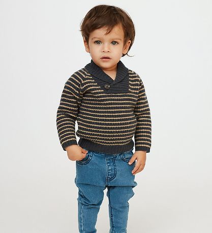 Petit by Sofie Schnoor Bluse - Uld - Strik - Blue