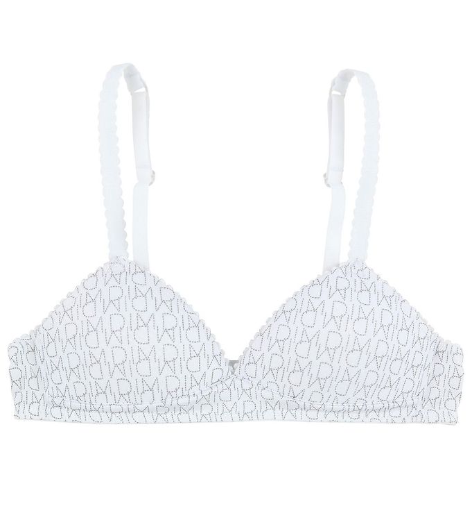 DIM BH u. Bøjle - Mikrofiber - Hvid m. Logo