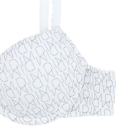 DIM BH m. Bøjle - Mikrofiber - Hvid m. Logo