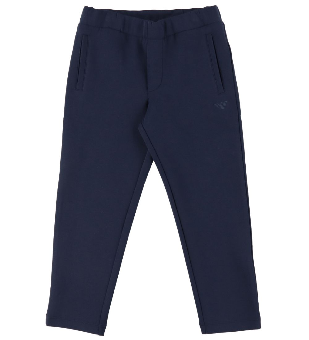 Emporio Armani Broek - Dress Blue - Emporio Armani - 12 mnd - Broeken - Katoen