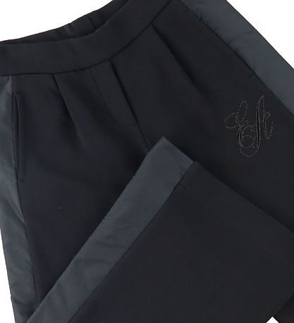 Emporio Armani Sweatpants - 3/4 - Sort m. Stribe Emporio Armani Sweatpants - 3/4 - Sort m. Stribe