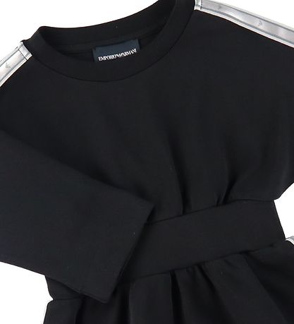 Emporio Armani Kjole - Sort m. Sølv Emporio Armani Kjole - Sort m. Sølv