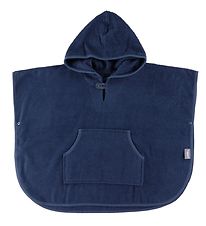 Nørgaard Madsens Badeponcho m. Hætte/Lomme - 70x50 cm - Navy Nørgaard Madsens Badeponcho m. Hætte/Lomme - 70x50 cm - Navy