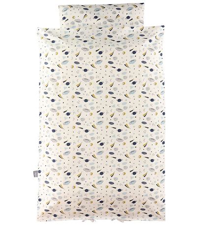 Nørgaard Madsens Sengetøj - Junior - Hvid m. Stjerner/Planeter Nørgaard Madsens Sengetøj - Junior - Hvid m. Stjerner/Planeter