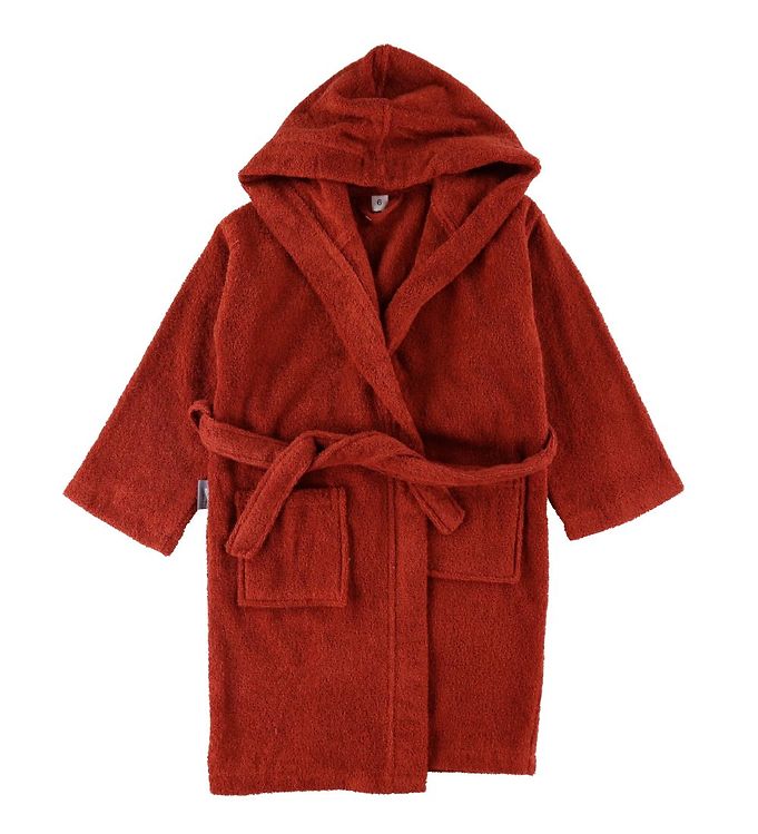 Nørgaard Madsens Badekåbe - 6 år - Dusty Rød