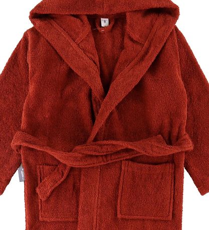 Nørgaard Madsens Badekåbe - 8 år - Dusty Rød