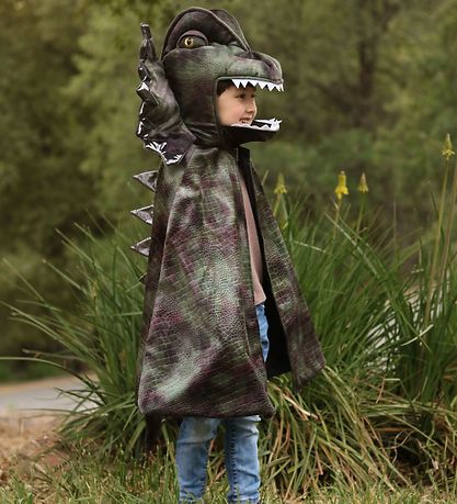 Great Pretenders Udklædning - Kappe - Dilophosaurus m. Klør Great Pretenders Udklædning - Kappe - Dilophosaurus m. Klør