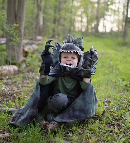 Great Pretenders Udklædning - Kappe - Dilophosaurus m. Klør Great Pretenders Udklædning - Kappe - Dilophosaurus m. Klør