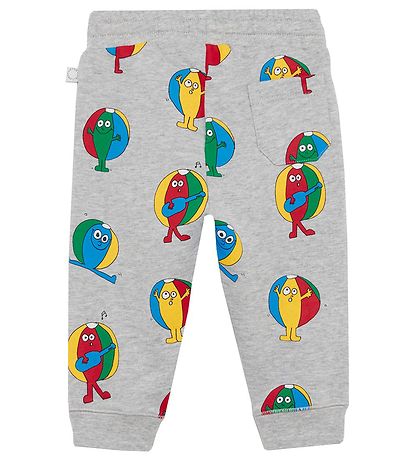 Stella McCartney Kids Sweat Set - Grey Melange w. Beach balls Stella McCartney Kids Sweat Set - Grey Melange w. Beach balls
