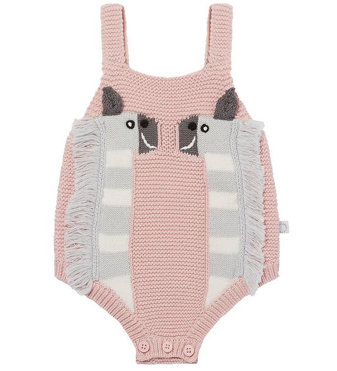 Stella McCartney Kids Body u/æ - Strik - Rosa m. Lamaer