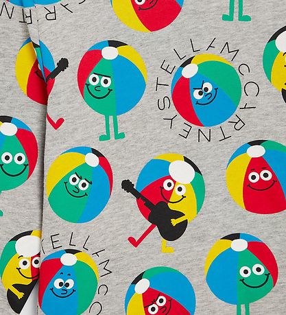 Stella McCartney Kids Sweatshirt - Gråmeleret m. Badebolde