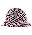 Versace Sommerhat - Sort/Rosa m. Logo