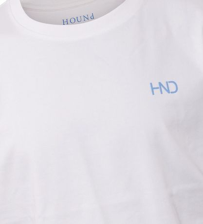 Hound 티셔츠 - 오프 화이트 Hound 티셔츠 - 오프 화이트