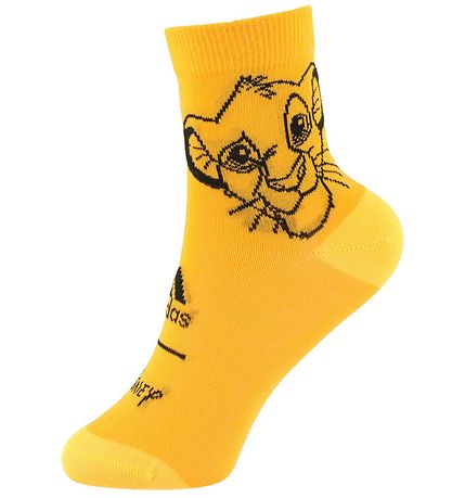 adidas Performance Strømper - 2-Pak - The Lion King - Sort/Orang adidas Performance Strømper - 2-Pak - The Lion King - Sort/Orang