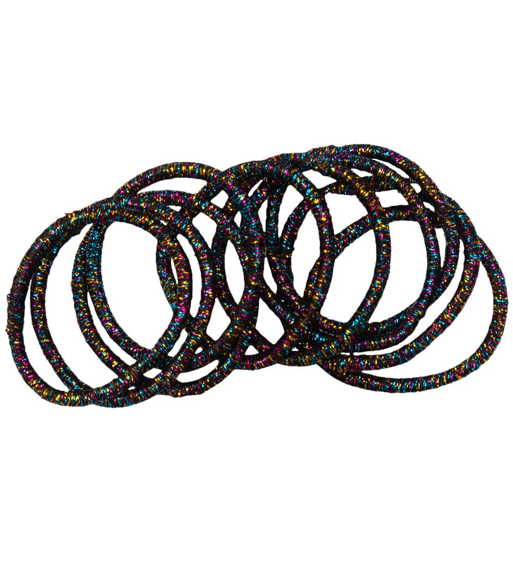 Little Wonders Haargummis - Rosa - 10er-Pack - Multi Farbe Glitz - Little Wonders - One Size - Haarschmuck
